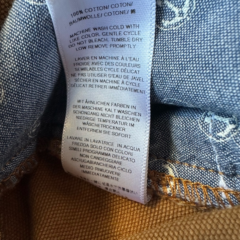 Iron & Resin Brown Men's Heavy Duck Cotton Anvil Work Pants 38 X 32 - Picture 7 of 10